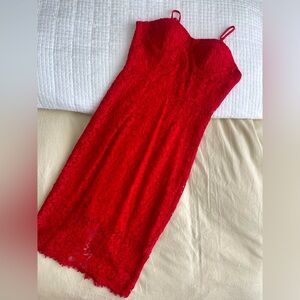 Bardot Red Dress Sz XS